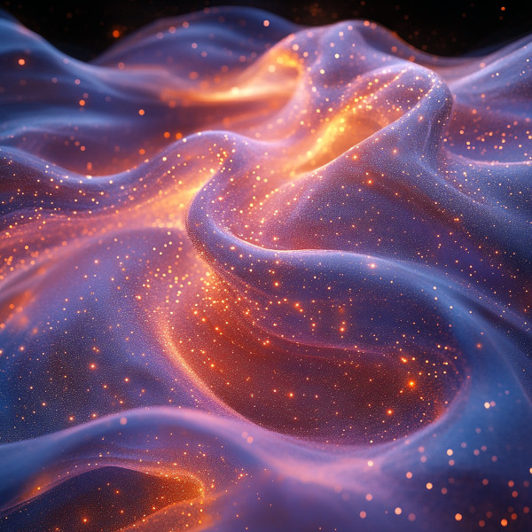 A colorful concept illustration of Loop Quantum Gravity