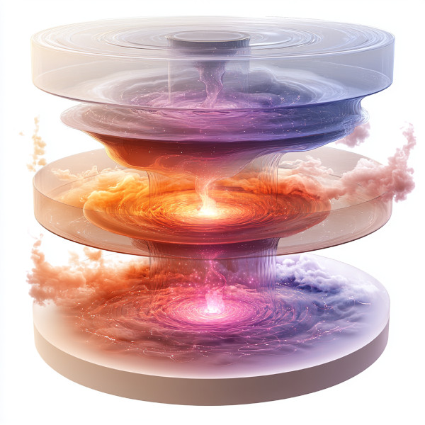 3D diagram of Quantum Oscilator Engine